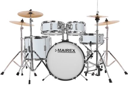 Suitable for Both Kids and Adults, Portable Percussion Instrument, Home Practice Jazz Drum with Drumsticks，Beginner Drum Set